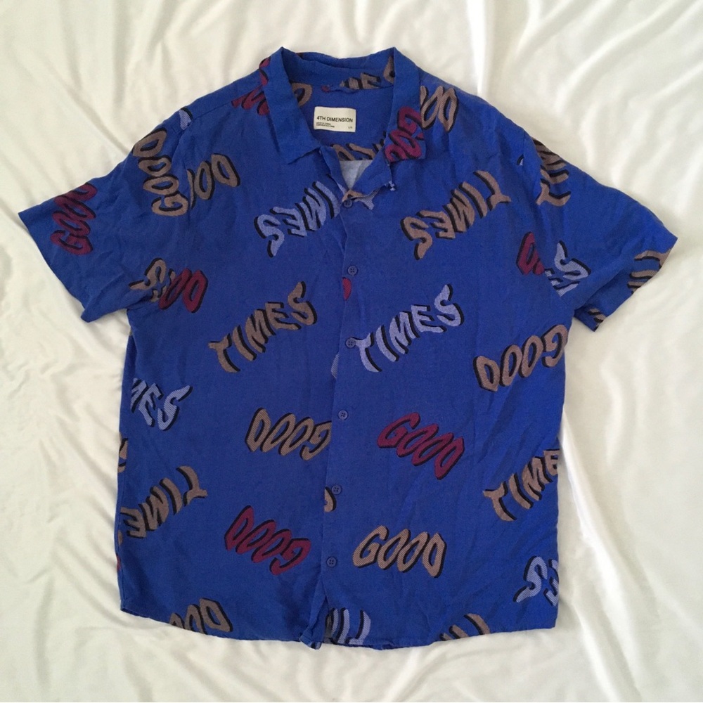4th Dimension Good Times Button Up Shirt